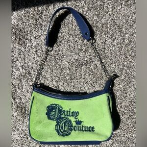 Y2k green and blue mini bag